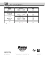 Предварительный просмотр 8 страницы Ducane 2HP14 Specification Sheet