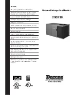 Preview for 1 page of Ducane 2SG13B Specification Sheet