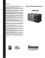 Ducane 2SH13B Product Information предпросмотр