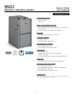 Preview for 1 page of Ducane 95G1 Product Specifications