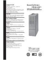 Preview for 1 page of Ducane FITS-ALL 80V Specifications