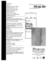 Ducane FITS-ALL 92V Technical Specification preview