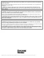 Preview for 63 page of Ducane Meridian 2020805 Owner'S Manual