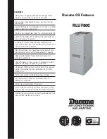 Preview for 1 page of Ducane RLUF80C Series Brochure & Specs