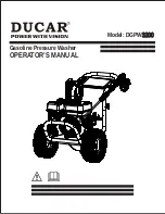 Предварительный просмотр 1 страницы Ducar DGPW3200 Operator'S Manual