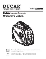 Ducar DLG2000iS Operator'S Manual предпросмотр