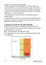 Предварительный просмотр 24 страницы Ducasa 0.637.817 User'S Manual And Installation