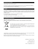 Предварительный просмотр 8 страницы Ducasa AVANT-DGS 350 Operating And Installation Instructions