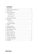 Preview for 2 page of Ducasa M-28 Downflow Operating And Installation Instructions