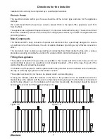 Предварительный просмотр 4 страницы Ducasa Richmond DP 1200 Installation And Operation Manual