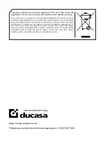 Предварительный просмотр 16 страницы Ducasa Smart Command Tevolve Installation And Operating Manual