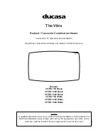 Ducasa VITRO 750 Black Operation Manual preview