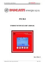 Ducati Energia PFC R14 User Manual предпросмотр