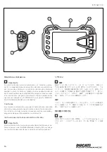 Предварительный просмотр 74 страницы DUCATI Performance 96680503A Manual