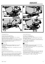 Предварительный просмотр 9 страницы DUCATI Performance 96780851A Manual