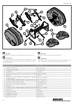 Предварительный просмотр 38 страницы DUCATI Performance 96781421A Manual