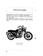 Предварительный просмотр 14 страницы Ducati 250 GT 1965 Instructions For Use And Maintenance Manual