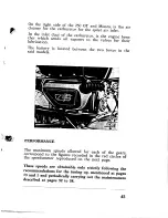 Preview for 49 page of Ducati 250 GT 1965 Instructions For Use And Maintenance Manual