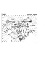 Предварительный просмотр 62 страницы Ducati 350-500 Spare Parts Catalogue