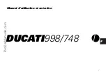 Preview for 155 page of Ducati 748 monoposto strada Owner'S Manual