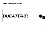 Предварительный просмотр 137 страницы Ducati 748R Owner'S Manual