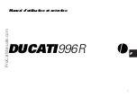 Preview for 137 page of Ducati 996R Owner'S Manual