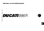 Preview for 205 page of Ducati 996R Owner'S Manual