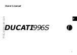 Предварительный просмотр 67 страницы Ducati 996S 2001 Owner'S Manual