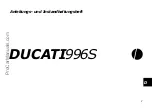 Preview for 199 page of Ducati 996S 2001 Owner'S Manual