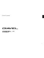 Preview for 2 page of Ducati Diavel Carbon ABS Owner'S Manual