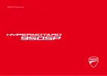 Ducati HYPERMOTARD 950SP Owner'S Manual preview