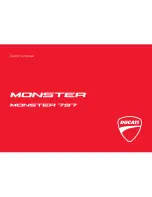 Предварительный просмотр 1 страницы Ducati MONSTER 797 2017 Owner'S Manual