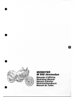 Preview for 3 page of Ducati Monster M 900 desmodue Workshop Manual
