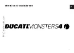 Ducati MONSTER S4 Owner'S Manual preview