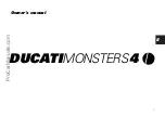 Preview for 65 page of Ducati MONSTER S4 Owner'S Manual