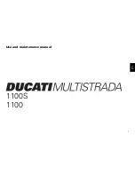 Предварительный просмотр 2 страницы Ducati MULTISTRADA 1100 Use And Maintenance Manual