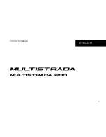 Preview for 2 page of Ducati Multistrada 1200 2016 Owner'S Manual