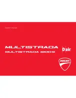 Предварительный просмотр 1 страницы Ducati MULTISTRADA 1200S Owner'S Manual