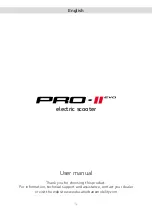 Preview for 3 page of Ducati PRO-II EVO User Manual