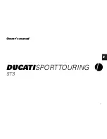 Предварительный просмотр 98 страницы Ducati SPORT TOURING ST3 Owner'S Manual