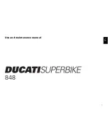 Предварительный просмотр 2 страницы Ducati SUPERBIKE 848 Owner'S Manual