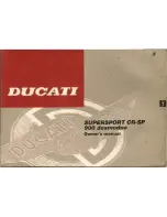 Preview for 1 page of Ducati SUPERSPORT CR-SP 900 desmodue Owner'S Manual
