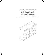 Предварительный просмотр 1 страницы ducduc indi doublewide dresser/changer Assembly Instructions Manual