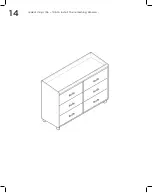 Предварительный просмотр 21 страницы ducduc indi doublewide dresser/changer Assembly Instructions Manual