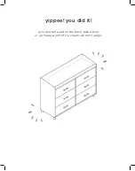 Предварительный просмотр 23 страницы ducduc indi doublewide dresser/changer Assembly Instructions Manual