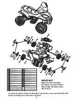 Preview for 4 page of Duck Dynasty 12 Volt Quad Bike Owner'S Manual With Assembly Instructions