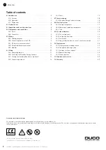 Preview for 2 page of Duco DucoBox Energy Comfort 325 Installation Manual