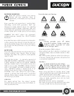 Предварительный просмотр 16 страницы Ducson DG121-A Owner'S Manual & Operating Instructions