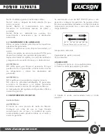 Предварительный просмотр 15 страницы Ducson DST200 Safety Instructions And Operator'S Manual