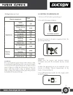 Предварительный просмотр 36 страницы Ducson DST200 Safety Instructions And Operator'S Manual